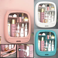 Plastic Wall-Mounted Waterproof Makeup Storage Case Cosmetic Organizer Box for Bedroom Bathroom/ LD-888 / 1232638 / KR-1402