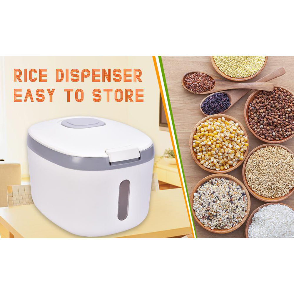 (NET) 10KG  Rice Box Grain Sealed Jar Home Storage