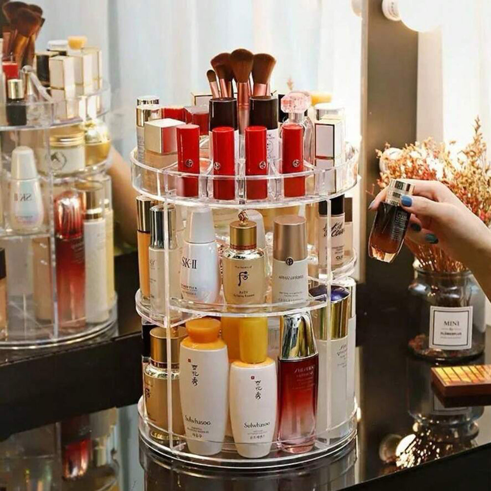 Makeup Organizer Rotating 8-Layer Large Capacity Cosmetics Organizer