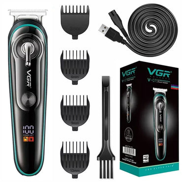 (NET) VGR Electric Hair Clippers Trimmer USB / V-075