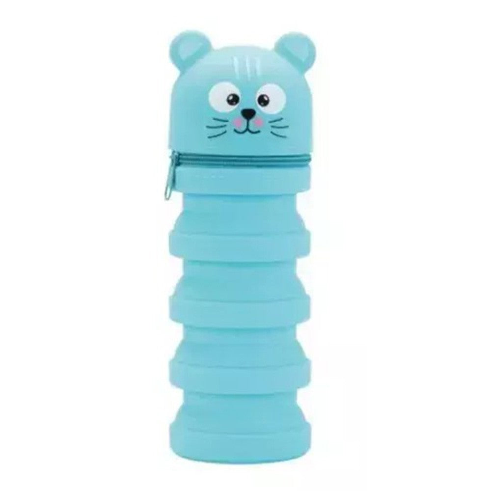 Animal Silicone Pencil Case With Cresko Closure