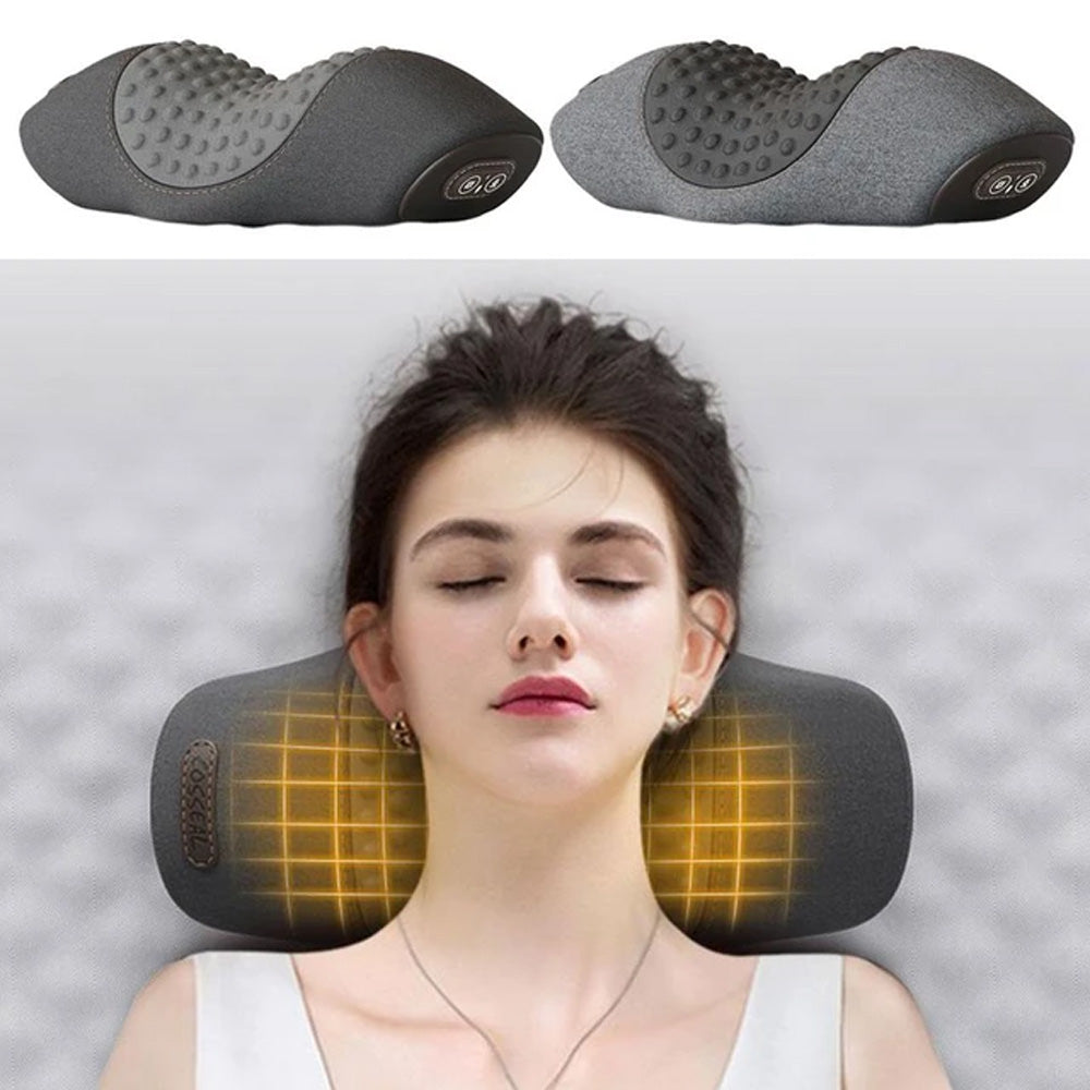 Cervical Neck Sleeping Pillow Hot Compress Relax Neck Massage