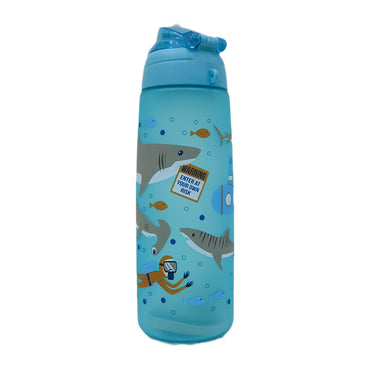 Plastic Water Bottle With Straw 800 ML