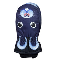 Kids' Windproof Waterproof Mittens - Cute Rabbit Design