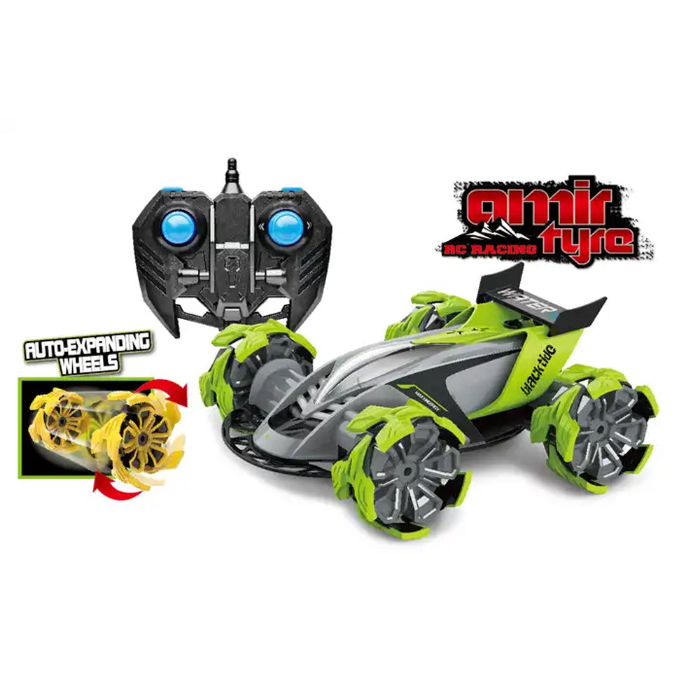 (Net) Revolutionary Remote Control Race Car with Auto-Expanding Wheels