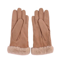Women's Warm Winter Gloves - Stylish and Windproof