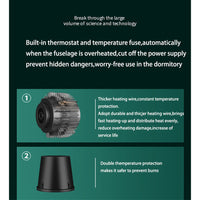 Hair Dryer Portable Household Electric Heating and Cooling Air Appliances Thermostic High Power Fast Dry Quiet High Quality