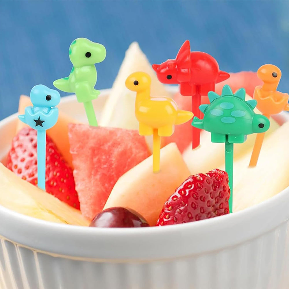 Mini Forks Animal Food Picks for Kids 6 pcs