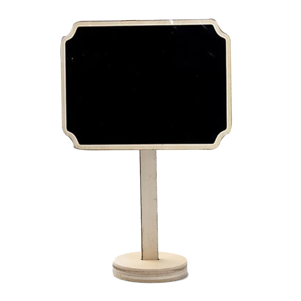 Portable Heart Shape Wooden Chalkboard with Stand