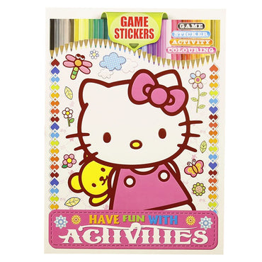 Children Fun Activity Book Stickers Coloring Book