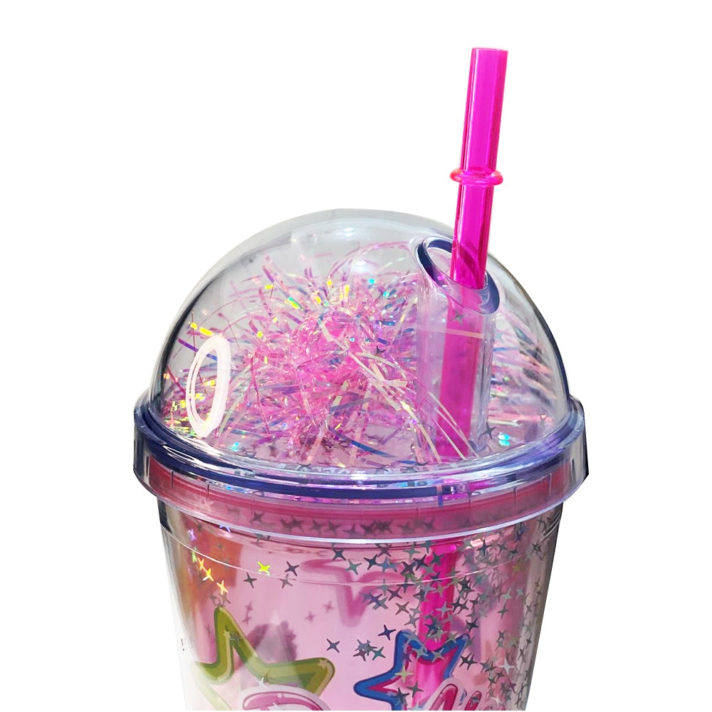 (NET) Barbie Plastic Cup 450ml