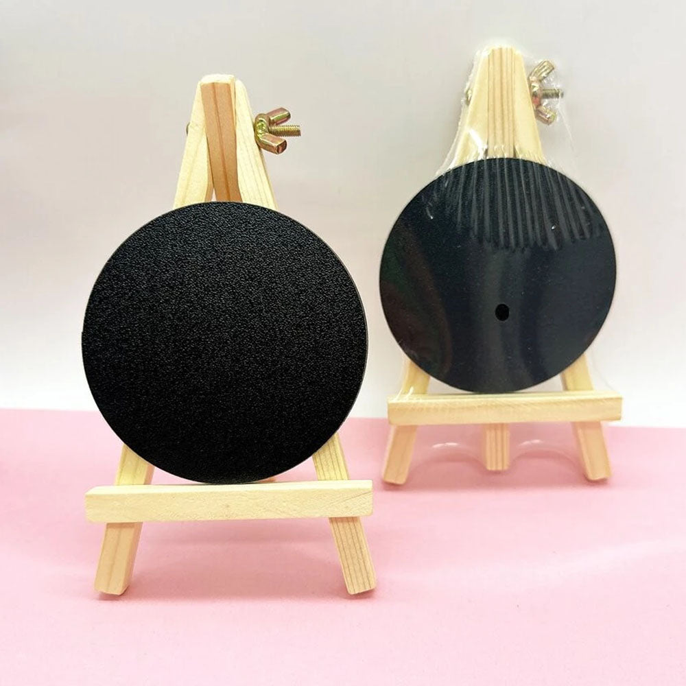 Board Folding Round Mini Chalkboard With Bracket