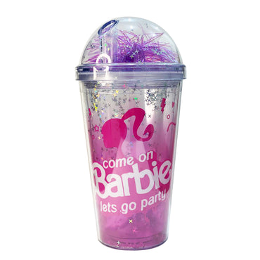 (NET) Barbie Plastic Cup 450ml