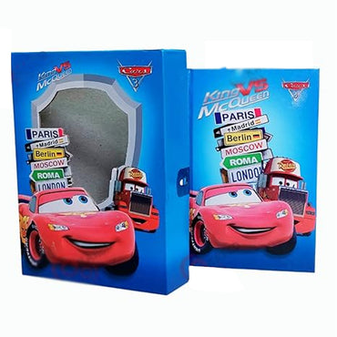 (NET)Cartoon Racing Cars Character Secret Lock Notebook