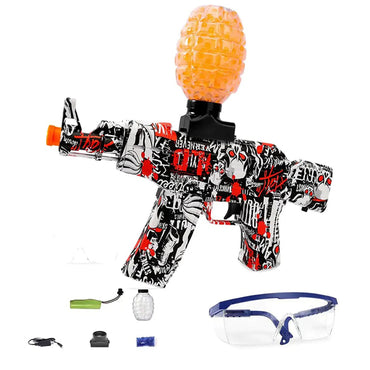 (NET) Auto Splatter Ball Blasters  With 5000 Water Beads Ak Ejection Shooting Gun Toys Electric Gel Ball Blaster Gun