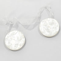 (net) Curtain Magnets Mother of Pearl Style Simple Round Shape 1 Pc