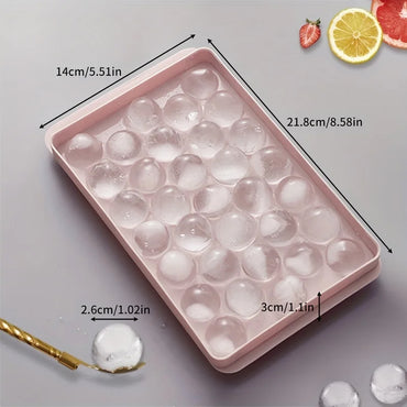 Ice Cube Tray with Lid Plastic Diamond Style