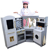 (Net) Wooden Play Kitchen for Kids / W10C968B