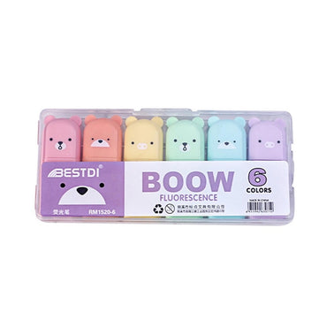 6Pcs Cute Mini Bear Highlighter Pens / RM1520-6