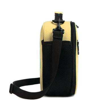 (NET) Insulated Lunch Bag Beige With Shoulder Strap