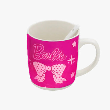 Barbie Ceramic Mug With Spoon