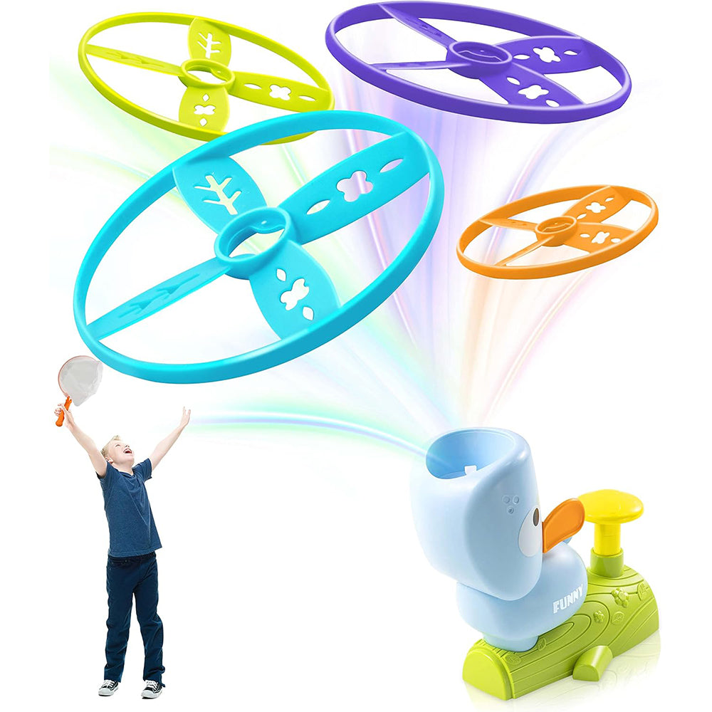 (NET)Flying Saucer Launcher Toy