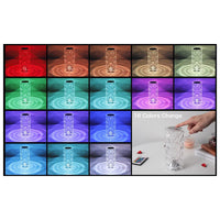 Led Rose Crystal Table Lamp 16 Colors Changing Rgb Touch Lamp Usb Romantic Led Rose Dia mond Desk Lamps For Bedroom Living