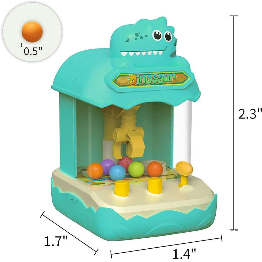 Mini Dinosaur Arcade Game with Colorful Balls