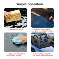 Shine Armor Fortify Quick Coat Ceramic Coating Car Wax - 3 in 1 Hydrophobic Car Polish, Waterless Wash, Shine / ZG-5557 / 972190