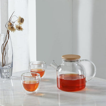 Glass Teapot Stovetop Safe 1000ml