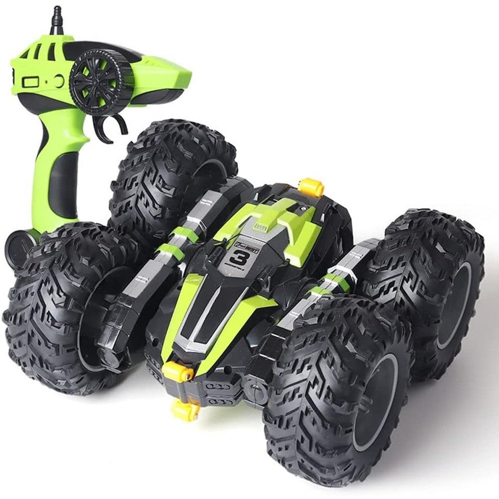 (NET) Wireless Stunt Remote Control Car 360°Rotating 4WD RC Vehicle Off-Road