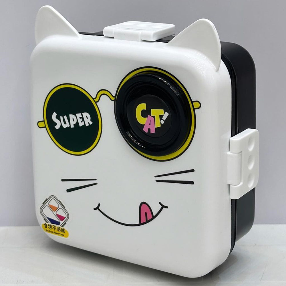 Compartment Cat Lunch Box