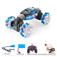 (Net) Remote Control Stunt Car - 4WD 2.4GHz Deformable Off-Road Car