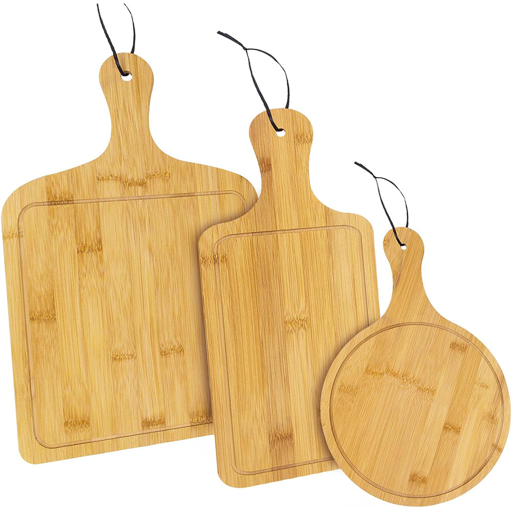 (NET)  Wood Cutting Board Set