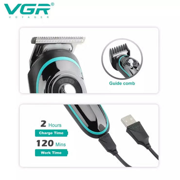 (NET) VGR Electric Hair Clippers Trimmer USB / V-075