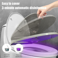 (NET) Toilet Sterilizer, Toilet Bowl Cleaner, Smart Electric UV Light Aromatherapy, Safe UV Lamp Toilet Cleaner for Washrooms Lavatories Bathrooms Restrooms / YX-530