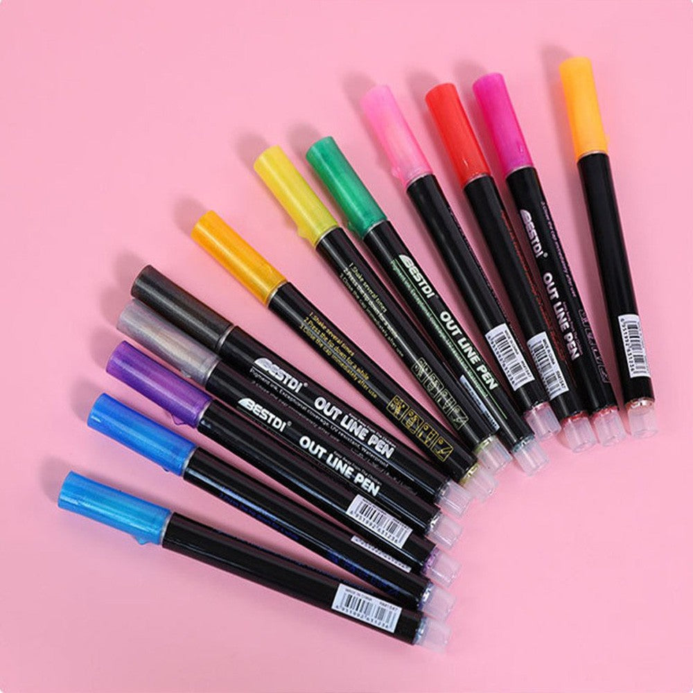 Out Line Pen Set Of 12 Pcs / RM1547