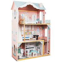 (Net) Wooden Doll house Playset