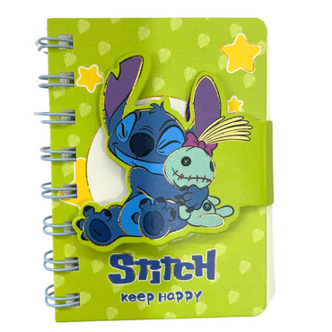 Mini Stich Notebook With Closure