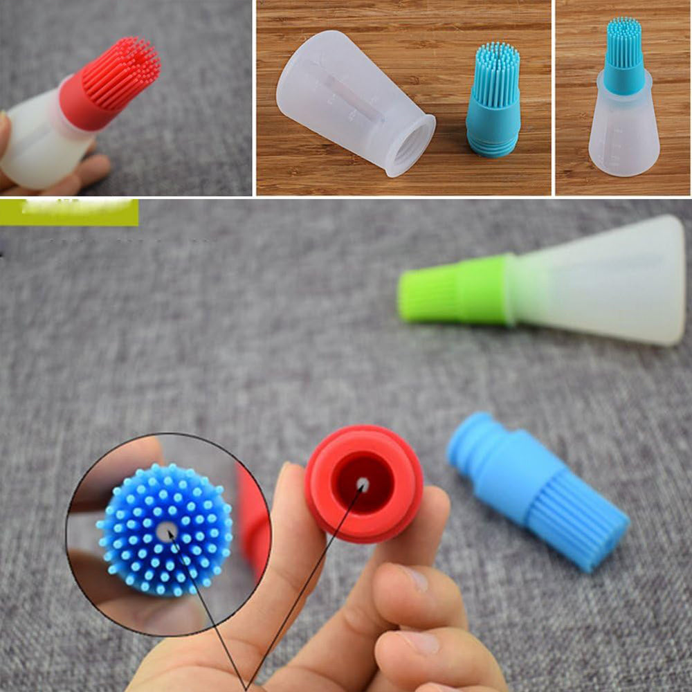 Silicone Squeeze Basting Brush Oil Dispenser