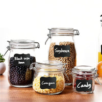 Chalkboard Labels,Fashionclubs Reusable Blackboard Stickers for the Kitchen, Pantry, Mason Jars, Wine Glasses 36PCS / 645222 / CC-223