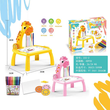 Projector Painting Table For Kids Educational Drawing Toy