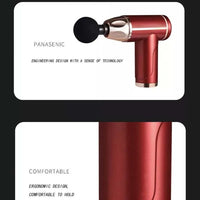 (Net) Mini fascial Massage Gun, Deep Tissue Portable Muscle Massager for Back Relief, Electric Massage Gun with one Massage Head, for Relieves muscle stiffness and soreness