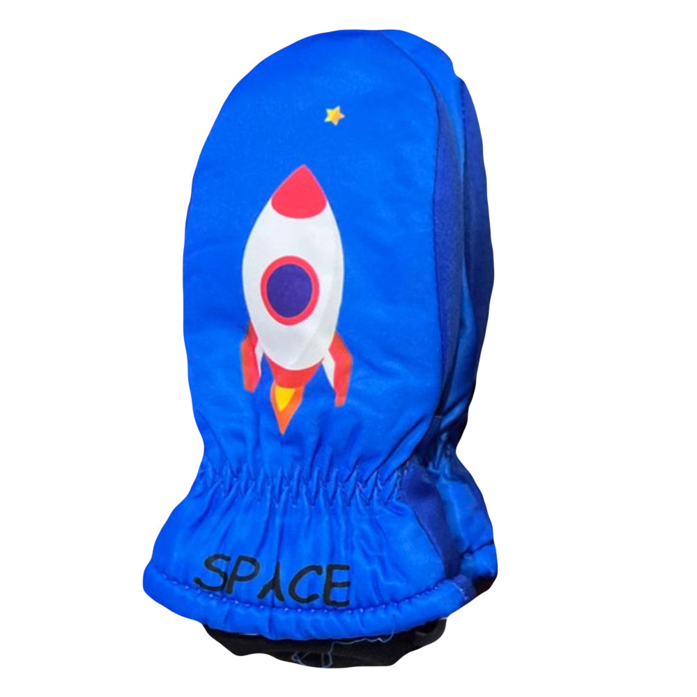 Kids' Rocket Design Gloves - Multi-Color Options