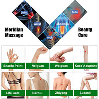 (Net) Massage Pen Rechargeable Pulse Massager Electric Acupuncture Pen Tens Physiotherapy Muscle Simulator Beauty Products Health Tool / DF-668