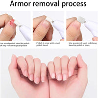 Mini Electric Nail Decorator Art Tips Manicure Tools Nail Care Fingernail Machine With 5 Precision Crafted Nail Heads