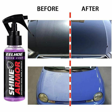 Shine Armor Fortify Quick Coat Ceramic Coating Car Wax - 3 in 1 Hydrophobic Car Polish, Waterless Wash, Shine / ZG-5557 / 972190