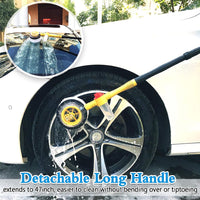 (Net) MACHSWON Rotating Car Wash Brush, Automatic Rotating Washing Brush, High Pressure Water with Soap Reservoir for Washing Car / BD-705