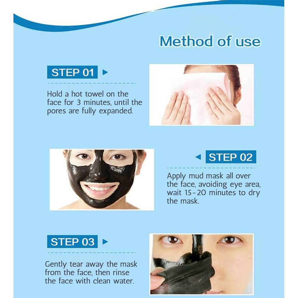 (NET) Face Mask Blackhead Remover Facial Maskdead sea mud peel off mask 120ml /214772