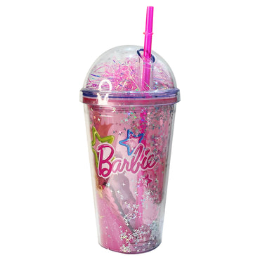 (NET) Barbie Plastic Cup 450ml